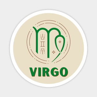 Zodiac Virgo Magnet